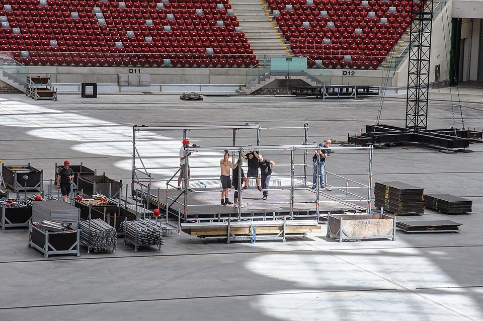 Stadion Narodowy przed koncertem Paula McCartneya (fot. Darek Kawka/Onet)