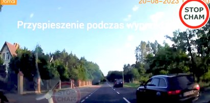 Drogowy szeryf się doigrał. Nagranie z  jego popisem trafiło na policję