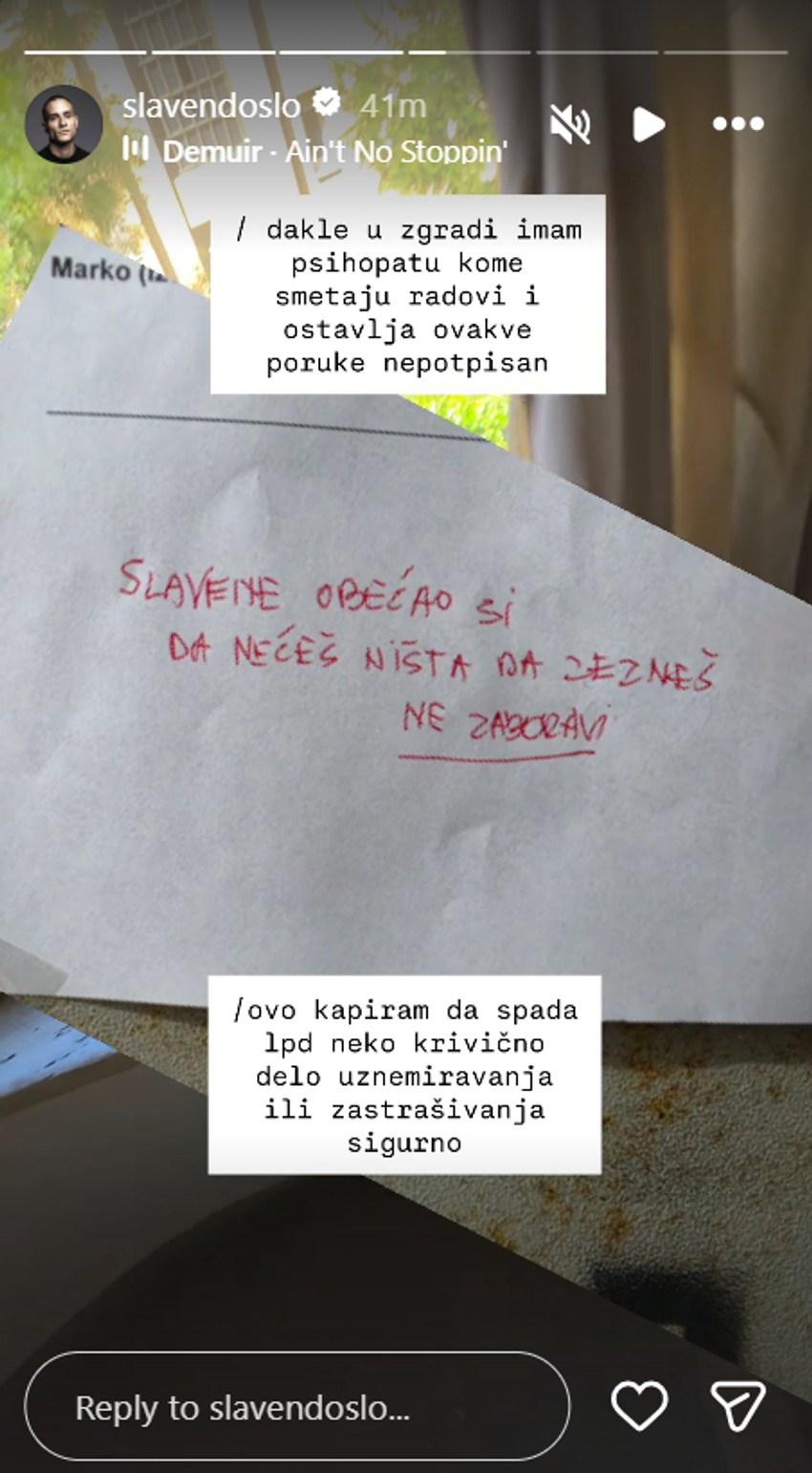 Slaven Došlo pokazao kakve poruke dobija
