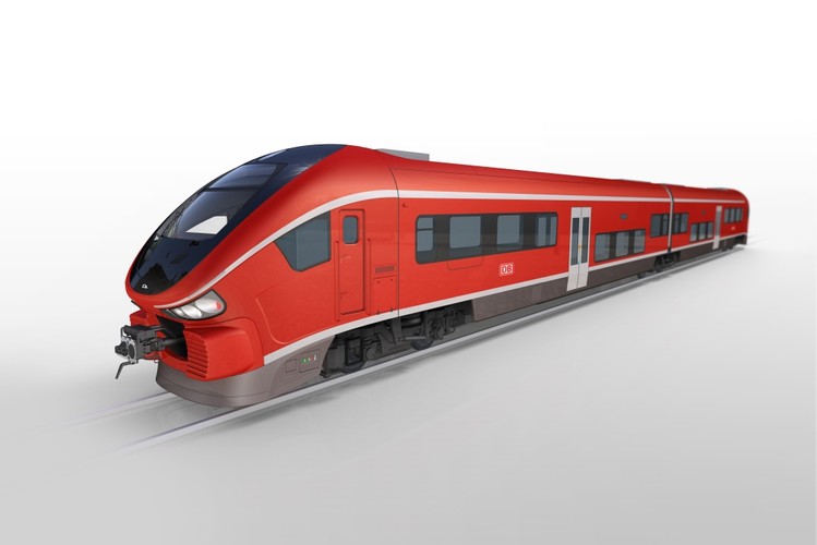 Link jest jednoprzestrzennym, klimatyzowanym spalinowym zespołem trakcyjnym nowej generacji.  Na zdjęciu: pociąg Link PESA w barwach  Deutsche Bahn