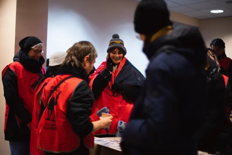 Studenci okupujący akademik &quot;Jowita&quot;