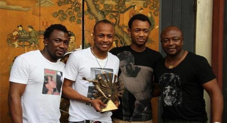 Rahim, Andre, Jordan and Abedi Pele (from left to right)