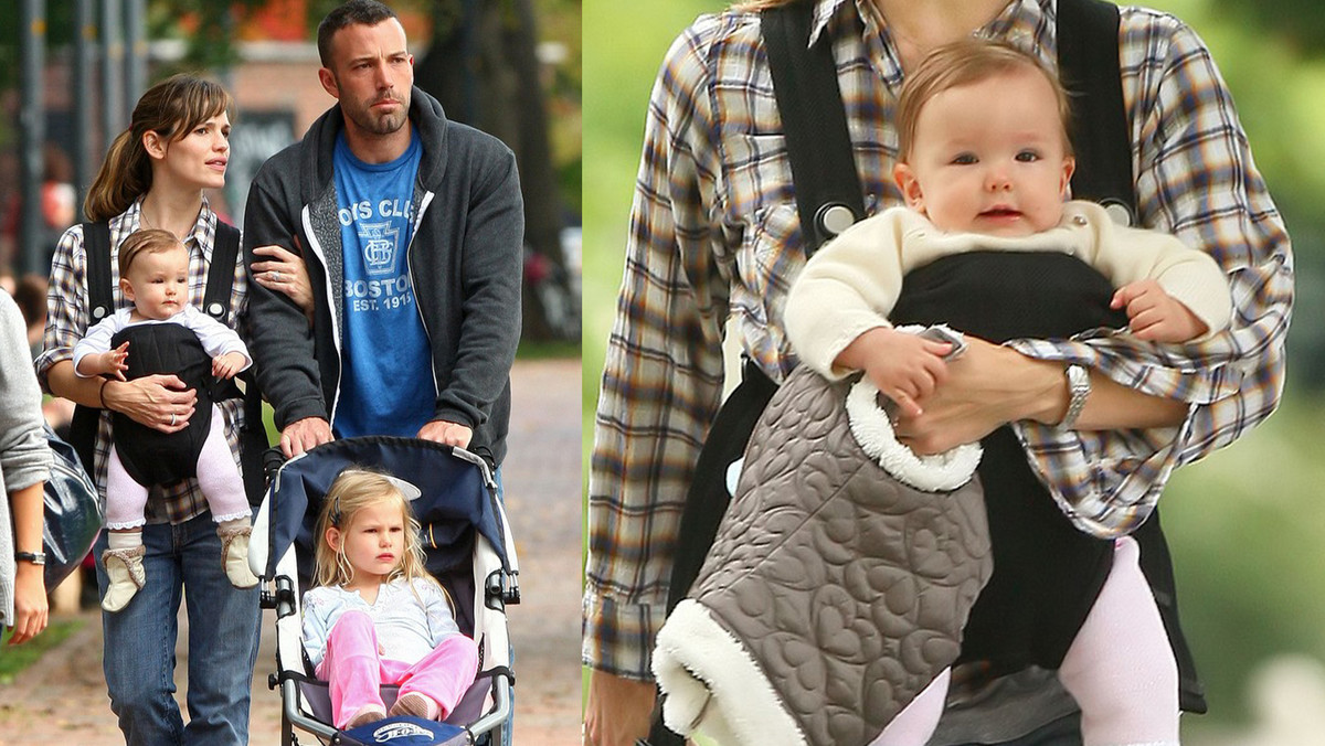 Ben Affleck i Jennifer Garner z córeczkami - Violet i Seraphiną
