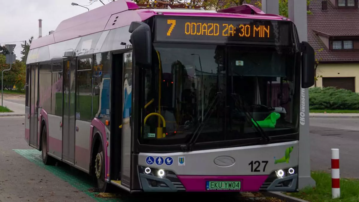 Autobus elektruczny MZK Kutno - zdjęcie ilustracyjne