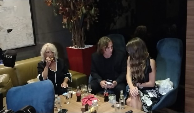Željko Mitrović i njegova prva supruga Hani na ćerkinoj premijeri filma