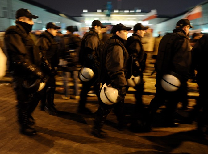 Demonstracja upamiętniająca katastrofę w Smoleńsku, 11 marca 2011 r.