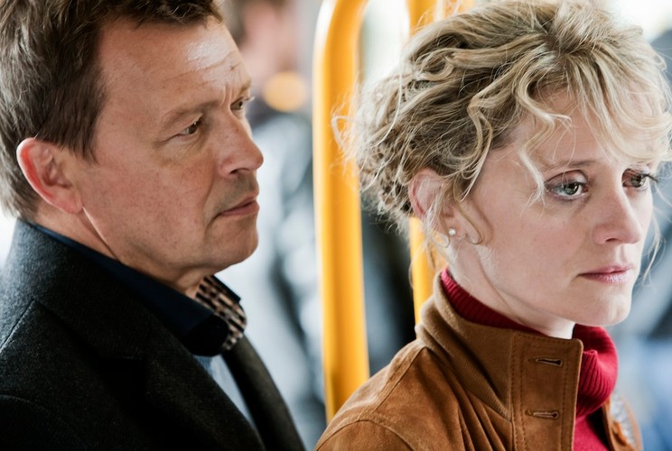 Jan Frycz i Anne-Marie Duff w filmie 'Sanctuary'