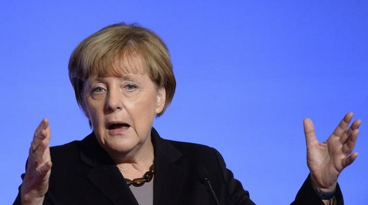 Merkel derülátó a menekültválsággal kapcsolatban / Fotó: AFP