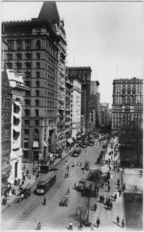 Broadway od strony Murray Street (1909 r.)