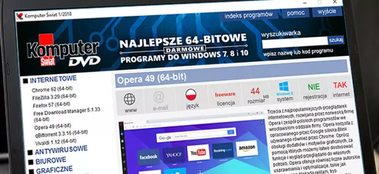 Płyta numeru: 64-bitowe programy do Windows