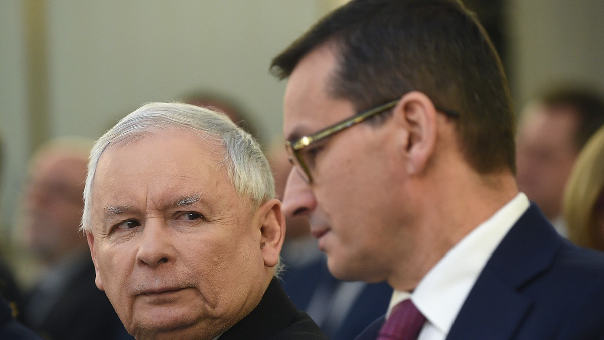 Jarosław Kaczyński Mateusz Morawiecki