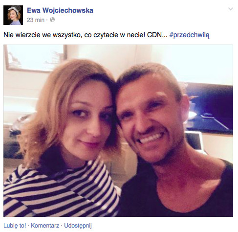 Zień w Warszawie, fot. screen z facebooka Ewy Wojciechowskiej