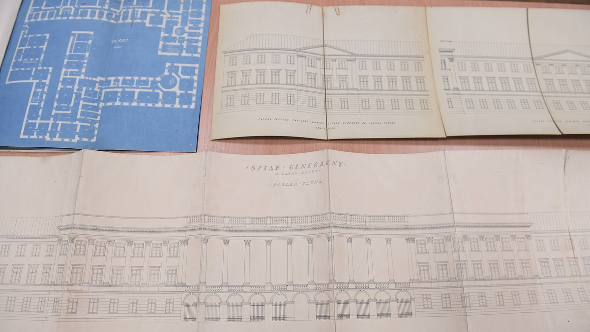 Dokumenty archiwalne dotyczące Pałacu Saskiego