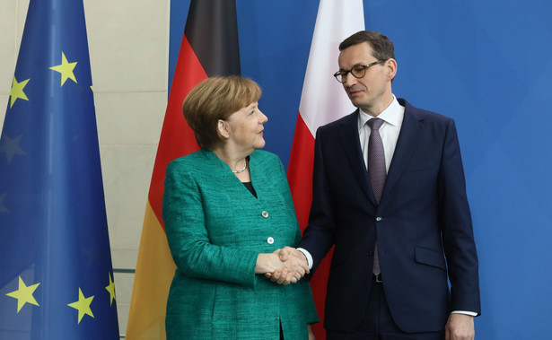 kanclerz Angela Merkel i premier Mateusz Morawiecki