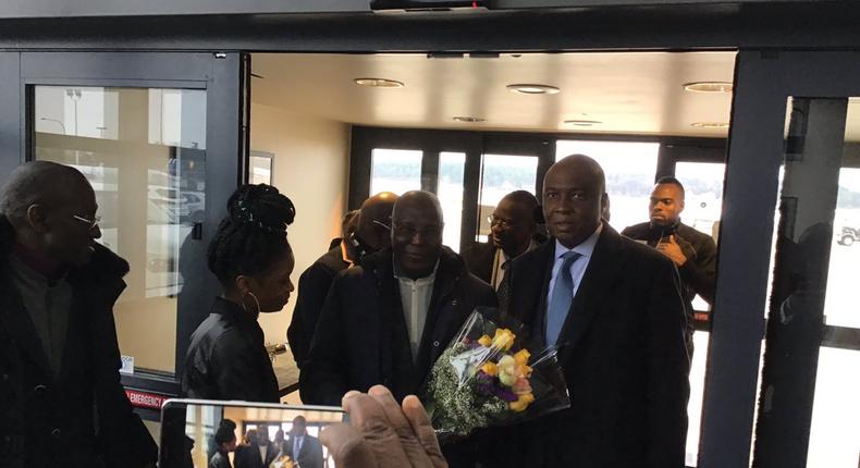 Atiku Abubakar is visiting the United States of America for the first time since reports about his travel restriction to the country being lifted came out in October 2018. [Twitter/osita_chidoka]