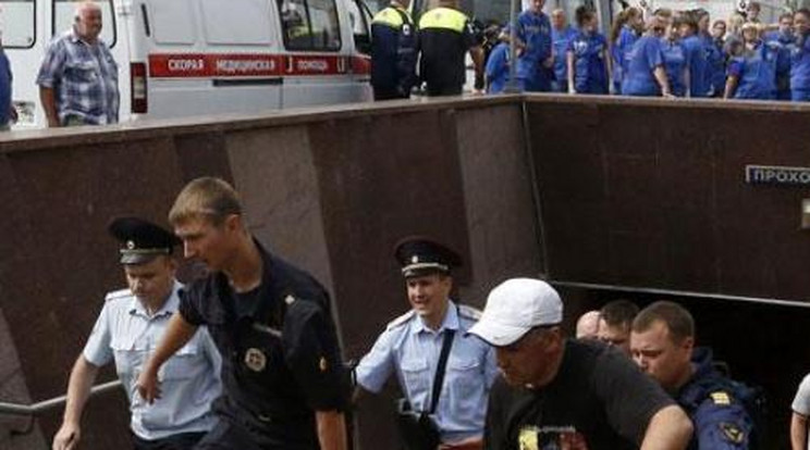 Metrókatasztrófa Moszkva belvárosában - videó!