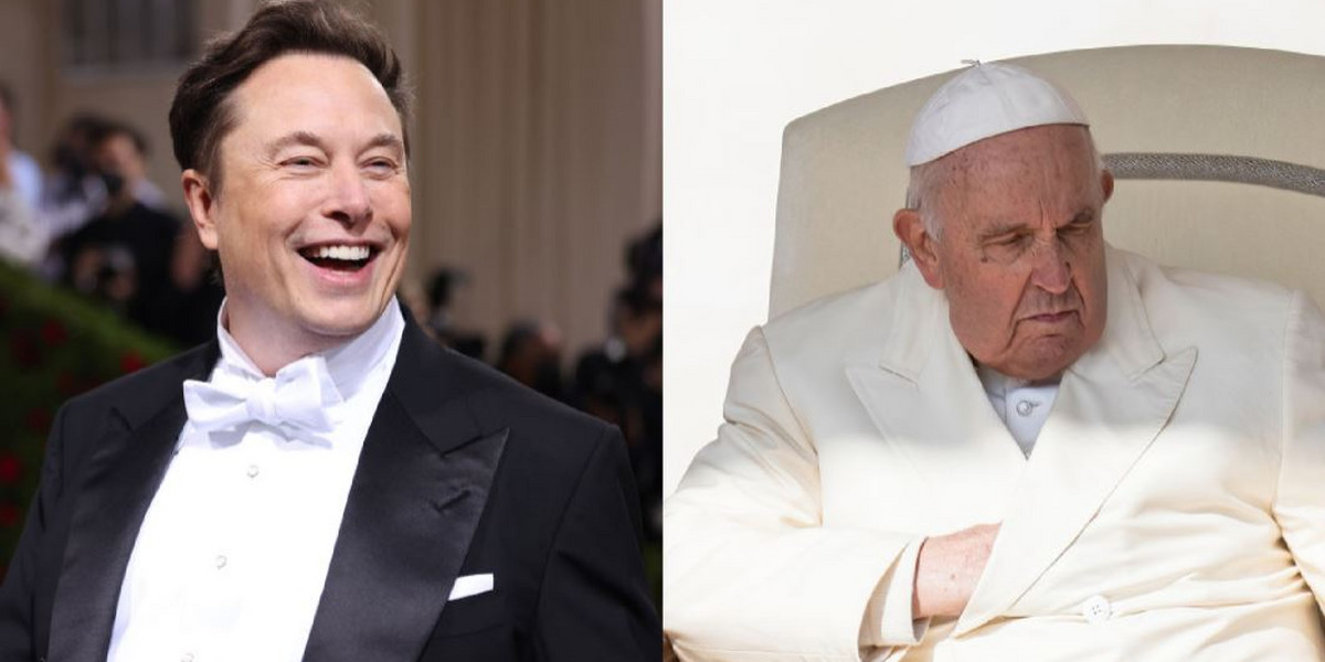 Elon Musk i papież Franciszek