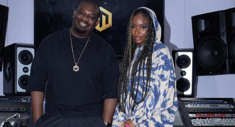 Ayra star declares her boss Don Jazzy as 'the coolest person ever'  [Instagram/Don Jazzy]