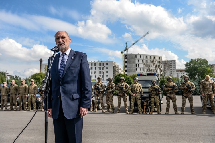 ANTONI MACIEREWICZ NA ŚWIĘCIE ŻANDARMERII WOJSKOWEJ