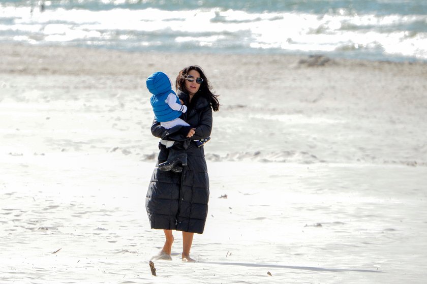 Justyna Steczkowska na plaży