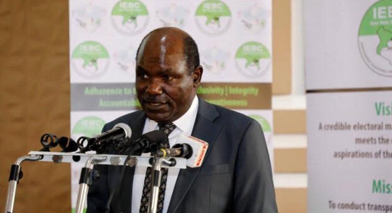 IEBC Chairman Wafula Chebukati 