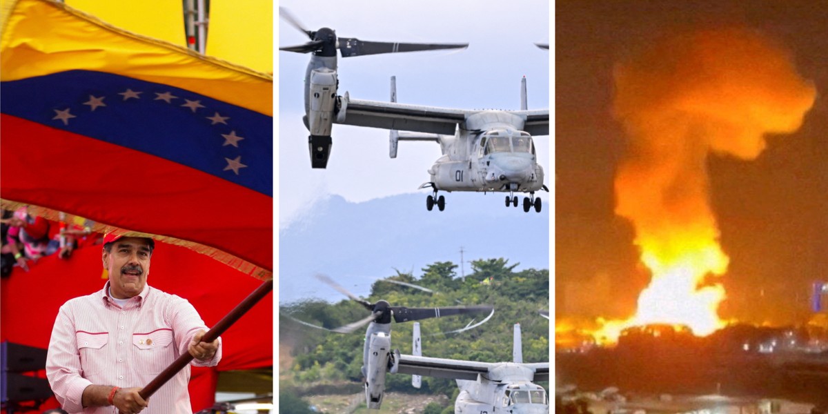 Władze USA poinformowały, że w wyniku operacji wojskowej zatrzymały w Caracas dyktatora Wenezueli Nicolasa Maduro.