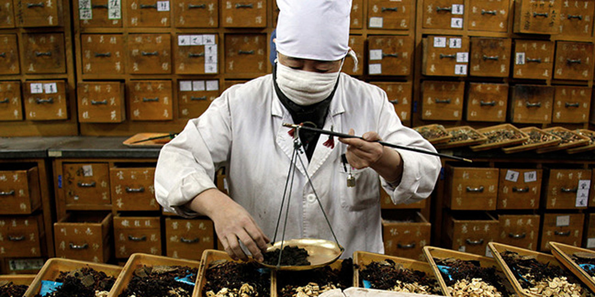 Traditional medicine is still used throughout China, alongside modern medicine.