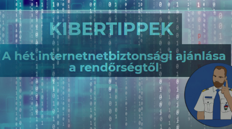 A kibertér veszélyeiről indít új bűnmegelőzési kampányt a rendőrség /Fotó: Police.hu