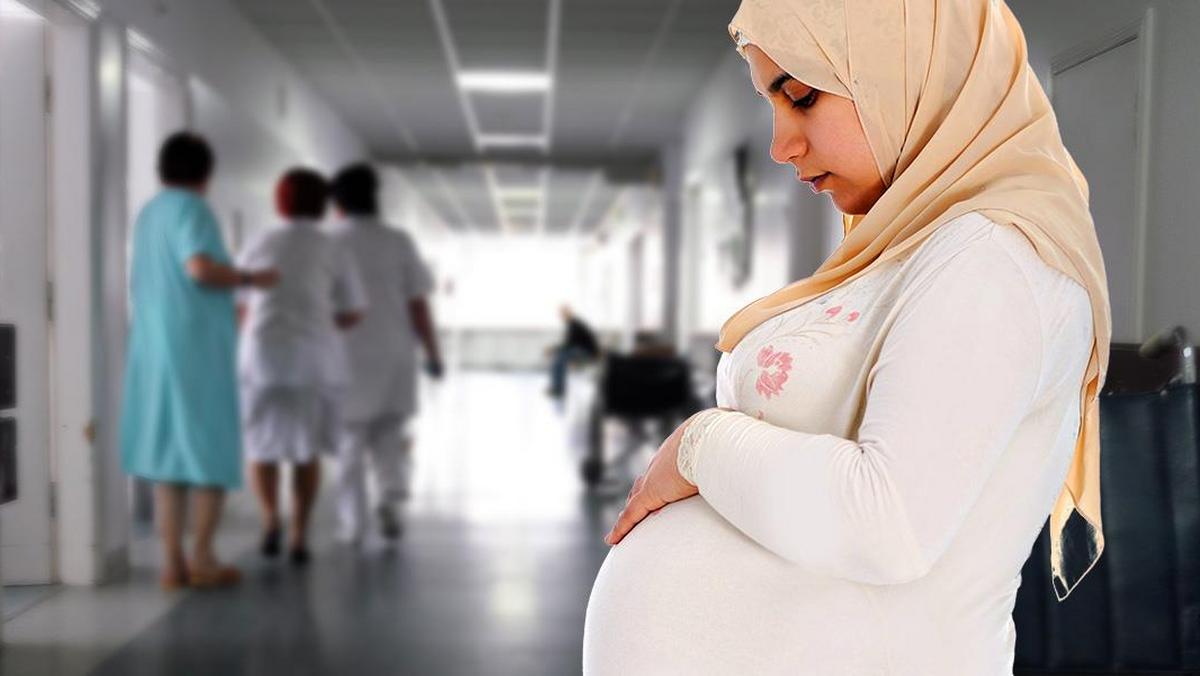 migrantki, porodówka, poród, ciąża, muzułmanka, islam, szpital, 