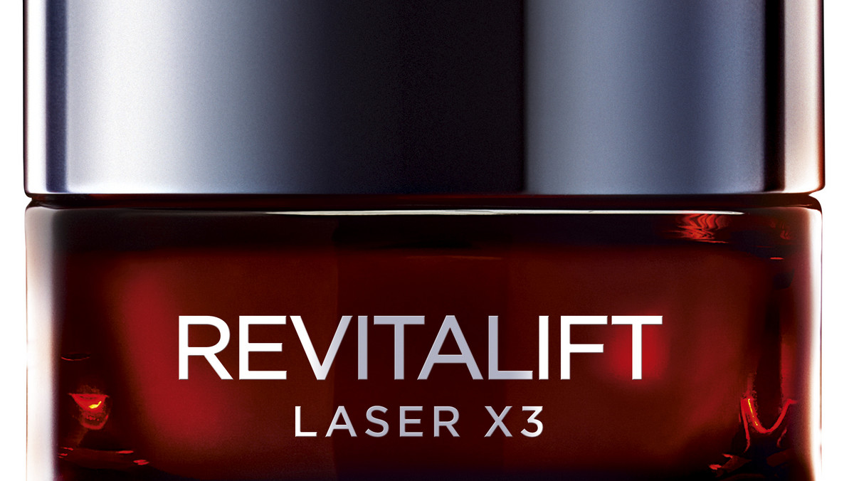 REVITALIFT LASER to przełomowa seria produktów firmy L’Oréal. Po raz pierwszy zestawiono skuteczność produktu przeciwzmarszczkowego L’Oréal Paris z zabiegiem laserowym. Rezultaty są niezwykłe. Sekret zawarty jest w połączeniu wysokoskoncentrowanych składników aktywnych: Pro-Xylanu™ o 3% stężeniu z fragmentaryzowanym kwasem hialuronowym oraz LHA. REVITALIFT LASER X3 ma potrójne działanie: wypełnia zmarszczki, zagęszcza skórę, modeluje owal twarzy. Poznaj ekskluzywną gamę REVITALIFT LASER w skład której wchodzą trzy produkty: Krem na dzień, Serum i Krem pod oczy.