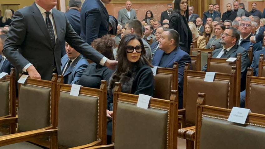 Ceca na komemoraciji Palmi