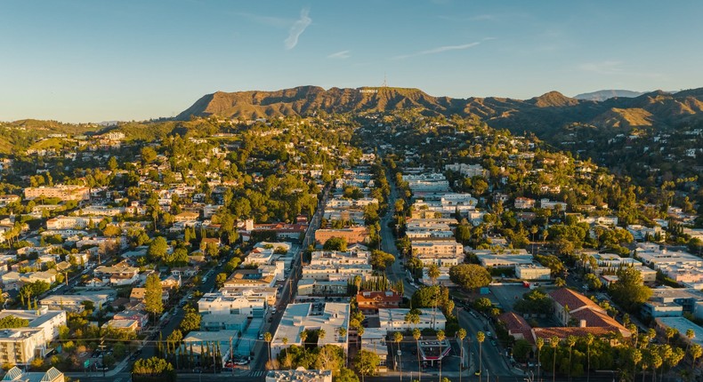 Squatters threw parties in a house they occupied in Beverly Hills, California, for five months this winter.Haojun Li/Getty Images