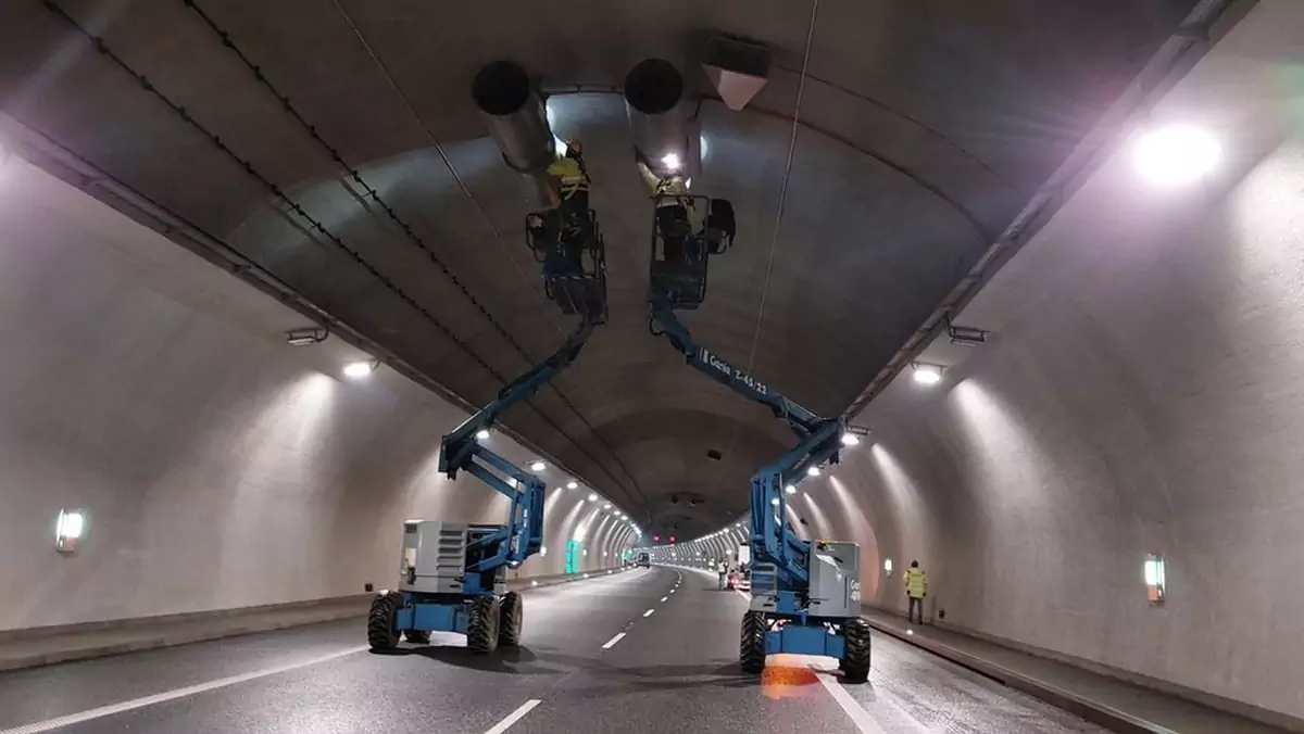 Naprawa tunelu Trasy Łagiewnickiej w Krakowie