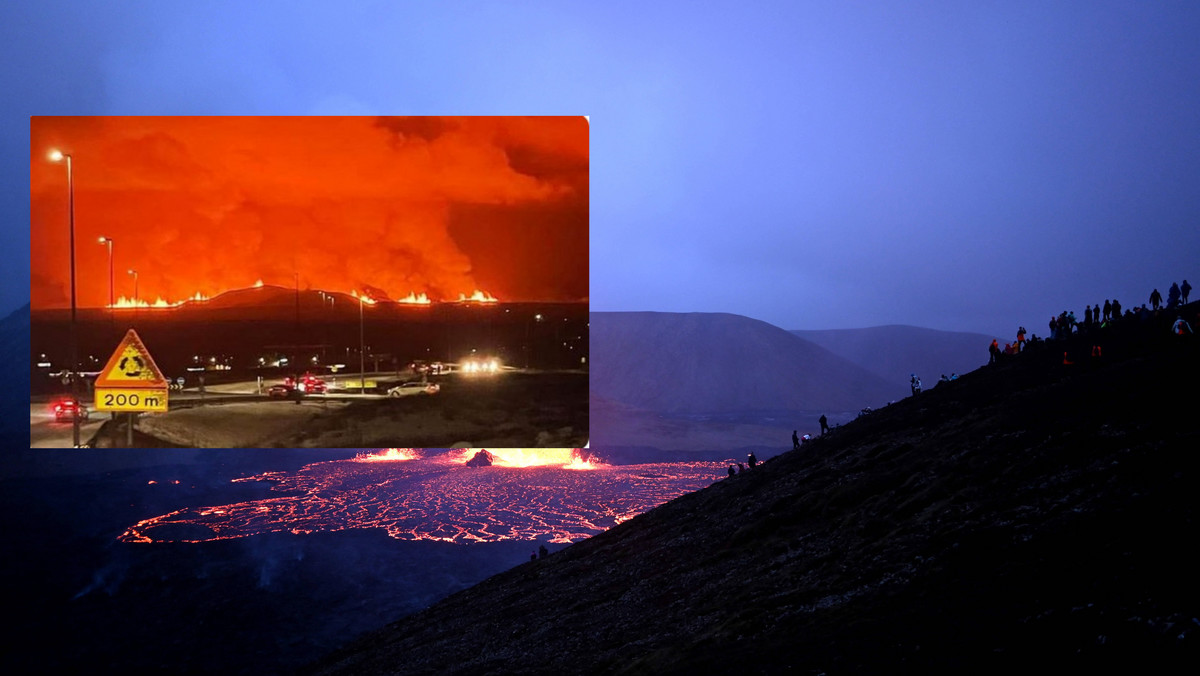 Rozpoczęła się erupcja wulkanu na Islandii