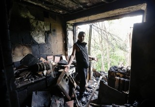 Zmasowany atak na Kijów: 250 dronów i 14 rakiet balistycznych