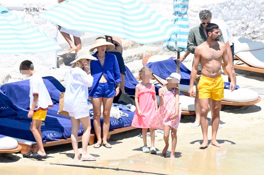 Novak i Jelena Đoković Mikonos