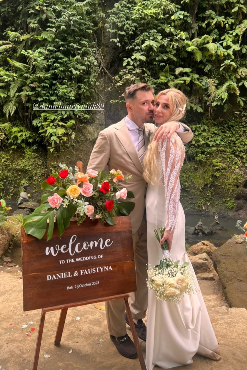 Daniel Martyniuk wziął ślub na Bali. 