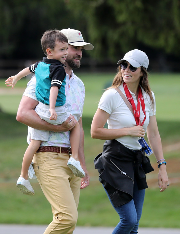 Justin Timberlake i Jessica Biel z synem