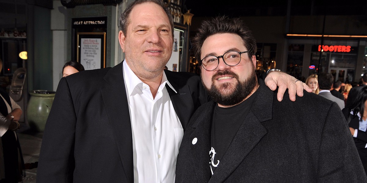 Kevin Smith will donate the residuals from his films produced by Harvey Weinstein to a nonprofit that supports female filmmakers