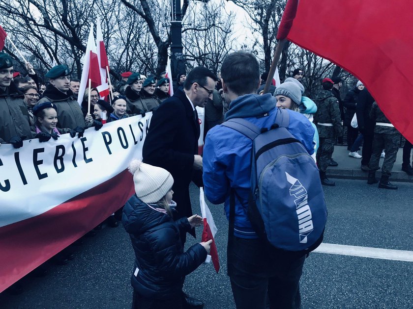 Mateusz Morawiecki, oświadczyny, Marsz Niepodległości