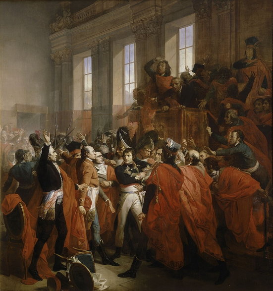 Bonaparte w sali posiedzeń Rady Pięciuset