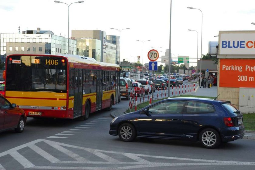 skrzyżowanie, blokowanie, samochód, auto,