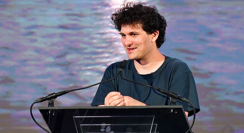 Sam Bankman-Fried speaks onstage during the first annual Moonlight Gala benefitting CARE - Children With Special Needs - hosted by Michael Cayre, Roy Nachum and MegaMoon Museum at Casa Cipriani on June 23, 2022 in New York City.Craig Barritt/Getty Images for CARE For Special Children