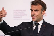 Prezydent Francji Emmanuel Macron