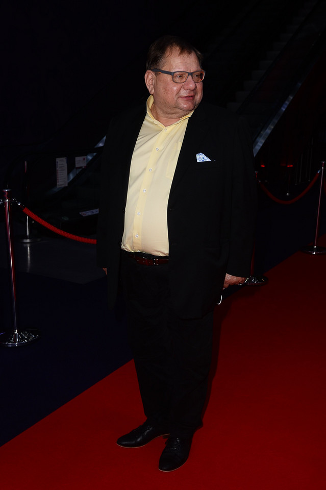 Ryszard Kalisz na premierze filmu "Żeby nie było śladów"