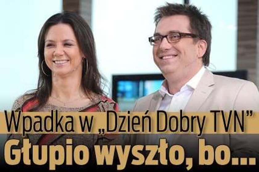 Wpadka w "Dzień Dobry TVN". Głupio wyszło, bo...