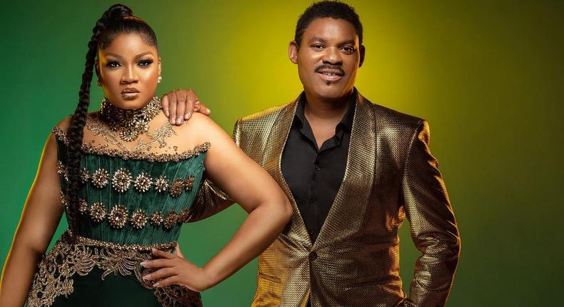 Omotola and Matthew Ekeinde