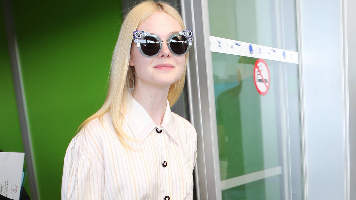 Elle Fanning przyleciała na 70. Festiwal Filmowy w Cannes 2017