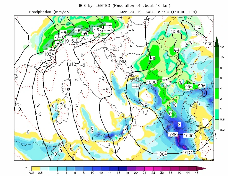 Kretanje snežnih padavina