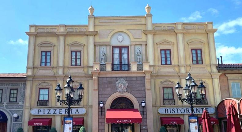 Via Napoli is the more casual restaurant in the Italy Pavilion at Epcot.Kari Becker